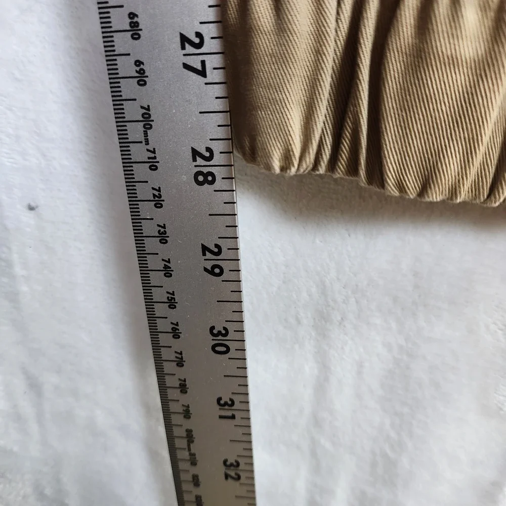 Levi's XX Chino Jogger Pants 4XL Big Tall Stretch‎ Tapered Drawstring Hem Tan